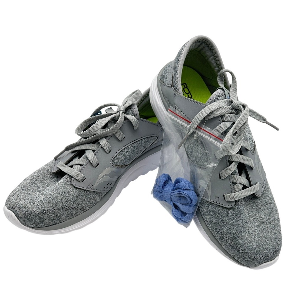 Saucony Kineta Relay Sneaker Womens 8 Grey Heather Memory Foam S15244-48